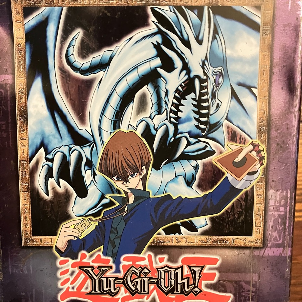 1996 Blue-eyed White Dragon Yu-Gi-Oh! Trading Card Game Box. Empty.